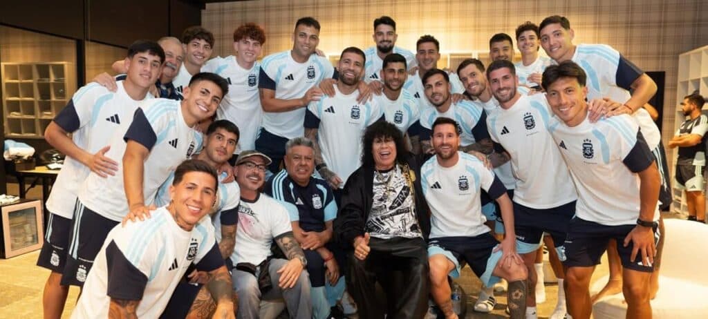 A puro cuarteto en la Scaloneta