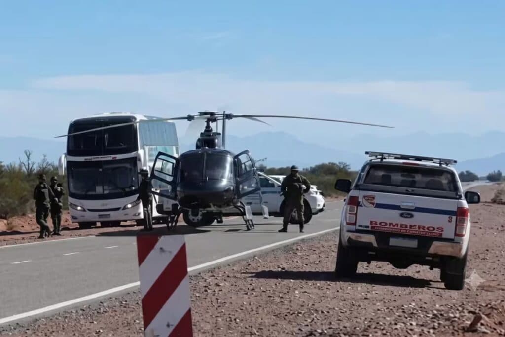 Murieron siete personas al caer un helicóptero en San Juan: dos eran cordobeses