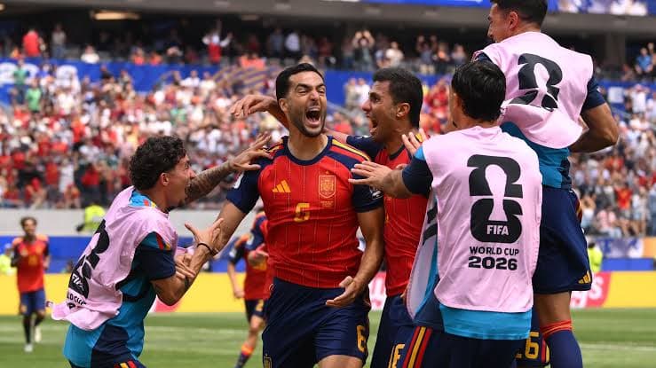 Merino volvió a aparecer y España eliminó a Bélgica para ir a semis
