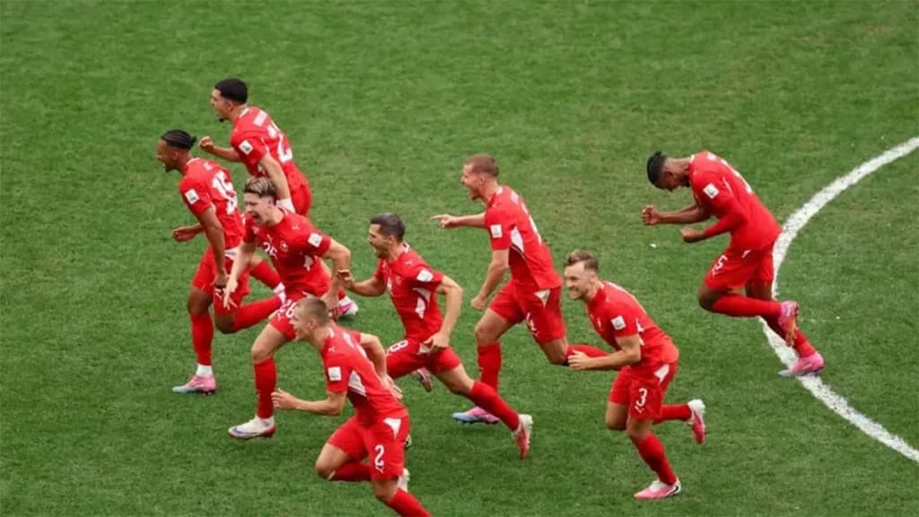 Suiza eliminó a Colombia por penales y será el rival de Argentina en cuartos