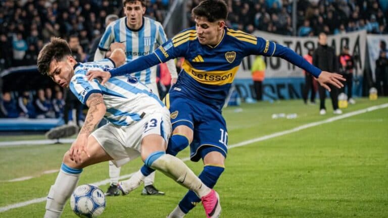Racing y Boca empataron 1-1 en un clásico que no le sirvió a ninguno