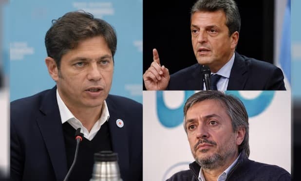 El PJ reunió a Kicillof, Massa y Máximo Kirchner para defender las PASO