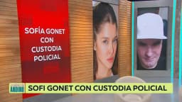 Sofía Gonet tiene custodia policial las 24 horas tras denunciar a su acosador: "Voy al baño y hay un policía"