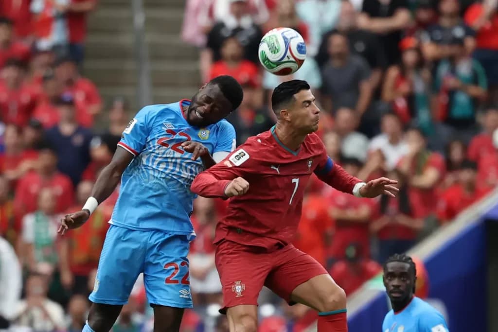 Portugal no pudo con RD Congo y debutó con un empate