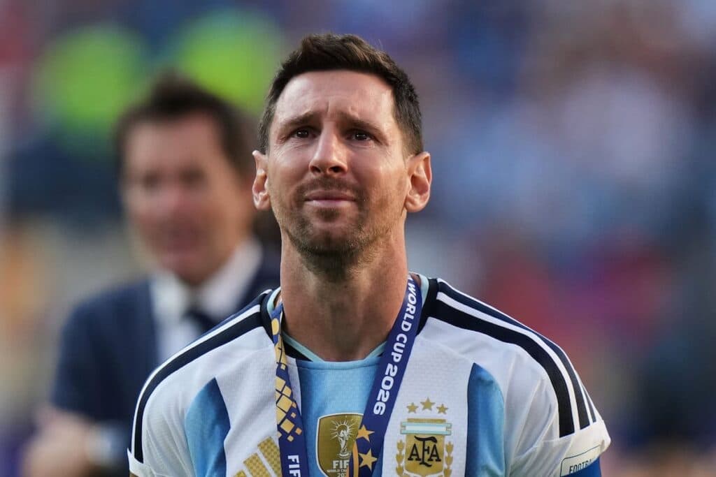 Messi anunció su retiro de la selección argentina